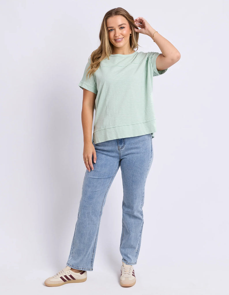 Allison Tee - Subdued Mint