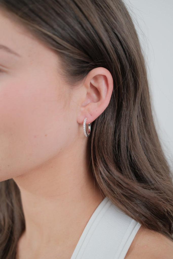 Catalina hoop - Silver