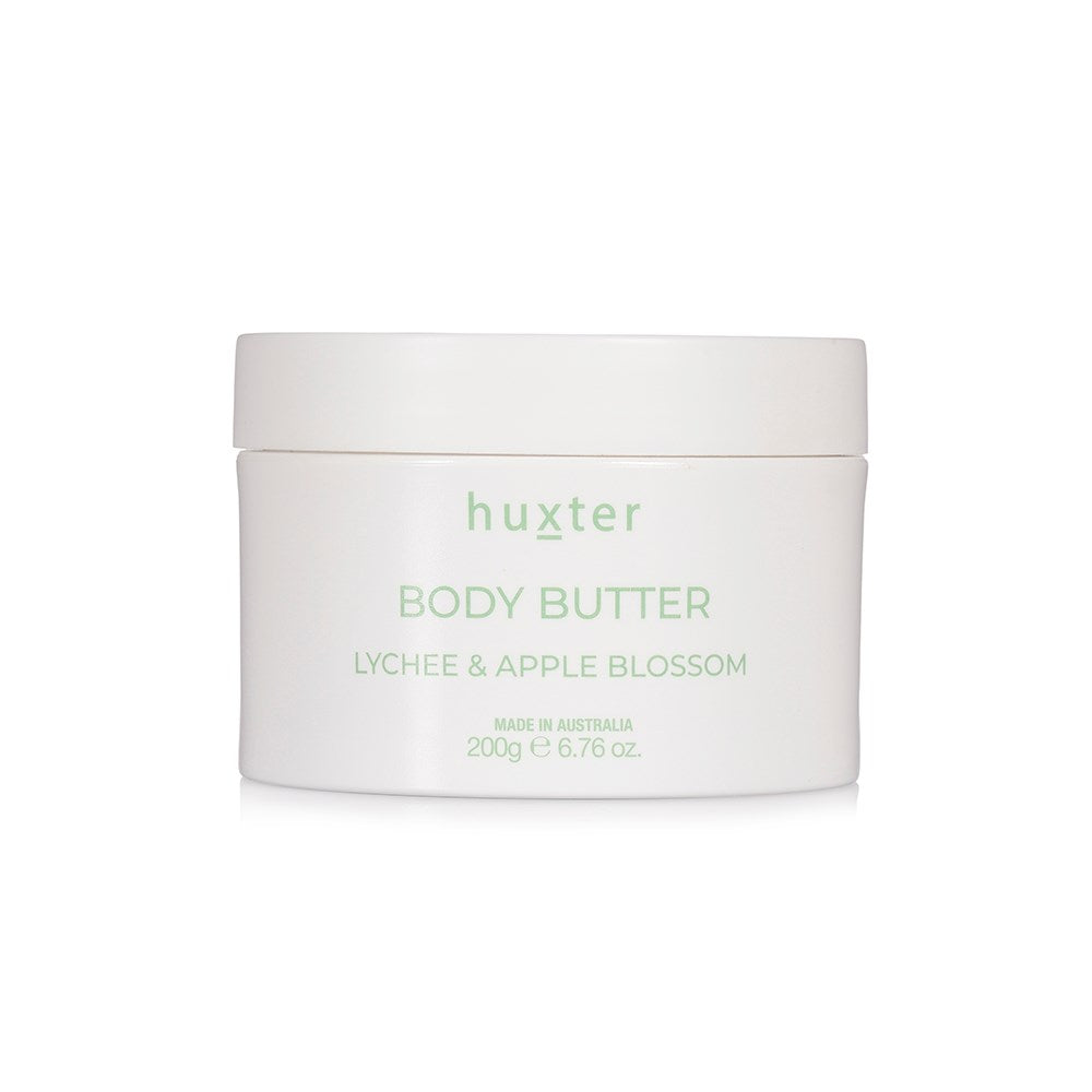 Body Butter 200g - Lychee & Apple Blossom-Huxter-Body butter 200g boxed Fragrance - Lychee & Apple Blossom-Pash + Evolve