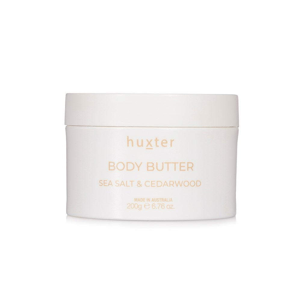 Body Butter 200g - Sea Salt & Cedarwood-Huxter-Body butter 200g boxed Fragrance - Sea Salt & Cedarwood-Pash + Evolve