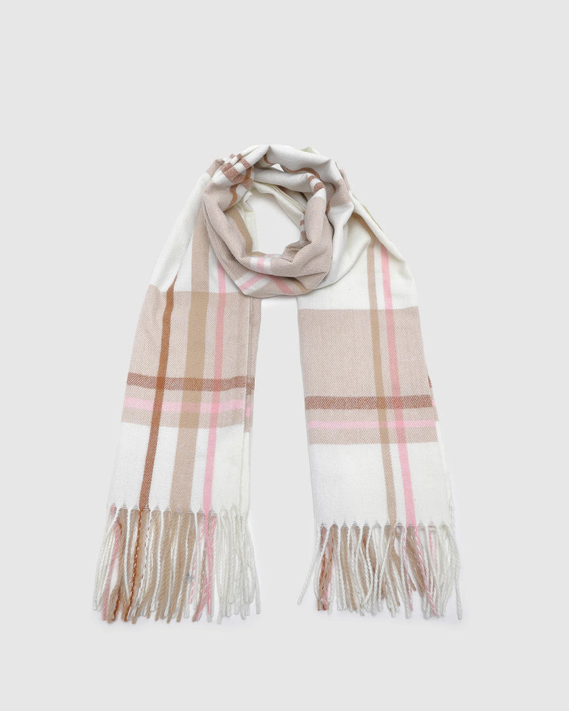Chester Scarf - Blush-Louenhide-The Chester Blush Scarf is a cosy winter scarf for women, crafted to add both warmth and style to your seasonal wardrobe. Her soft, inviting texture feels comfortable against the skin, while the lightweight construction makes her ideal for layering. Perfect for daily wear, weekend escapes, or brisk morning walks, Chester offers an effortless blend of practicality and elegance *100% Polyester *L180 x W67.5cm-Pash + Evolve
