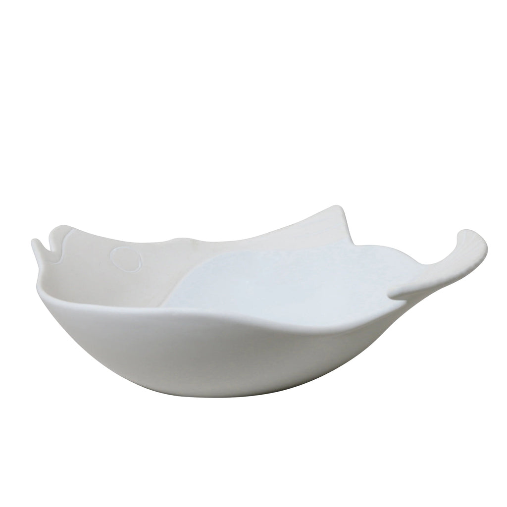 Dyson Salad Bowl - White-Robert gordon-Its with great pride that we have reproduced our grandparents fish bowls from their ceramic studio, Dyson Pottery established in 1945. Always ahead of their time, this beautiful bowl is not only functional but something you will treasure for years to come. Here at Robert Gordon Pottery, we are proud of our past and excited for what the future holds. Made from durable stoneware Microwave & Dishwasher Safe 27.5cm x 22cm x 7.5cm Beautifully Giftboxed-Pash + Evolve