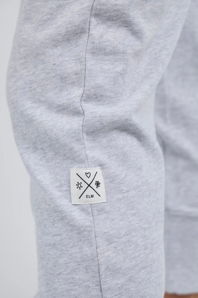 Fundamental brunch pant - grey-Elm-Made From 100% Cotton Slub Jersey, Elm's Best-Selling Brunch Pant Provides A Relaxed Roomy Fit That Is Versatility Plus! With A Comfy Fit Elastic Waistband Paired With An Adjustable Tie, These Cropped Length Pants Feature Large Cuff Detail And Will Be Your Go-To Straight Out Of The Box! Best Selling Style Relaxed Cropped Length Fit Elastic Waistband with adjustable Tie Model is 169 cm and wears Size 10 Please note, our shorter ladies enjoy these pants as more of full lengt