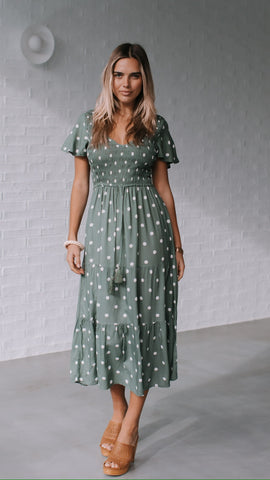 Eden dress - Chocolate flower