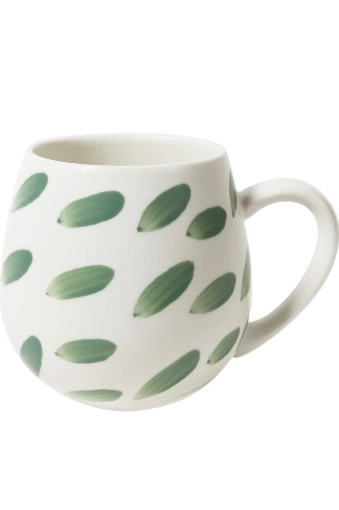 Hug me mug - olive brush 4pk-Robert gordon-Hug me mugs are custom designed to be cupped in your hands. This collection is perfect for that warming cuppa. Beautifully gift boxed in sets of 4. Made from stoneware Microwave and dishwasher safe Assorted set of 4 designs 400ml Capacity Designed in Australia, Made in China-Pash + Evolve