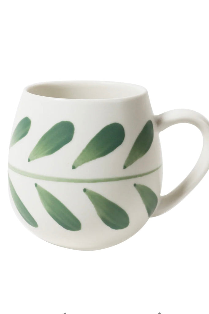 Hug me mug - olive brush 4pk-Robert gordon-Hug me mugs are custom designed to be cupped in your hands. This collection is perfect for that warming cuppa. Beautifully gift boxed in sets of 4. Made from stoneware Microwave and dishwasher safe Assorted set of 4 designs 400ml Capacity Designed in Australia, Made in China-Pash + Evolve