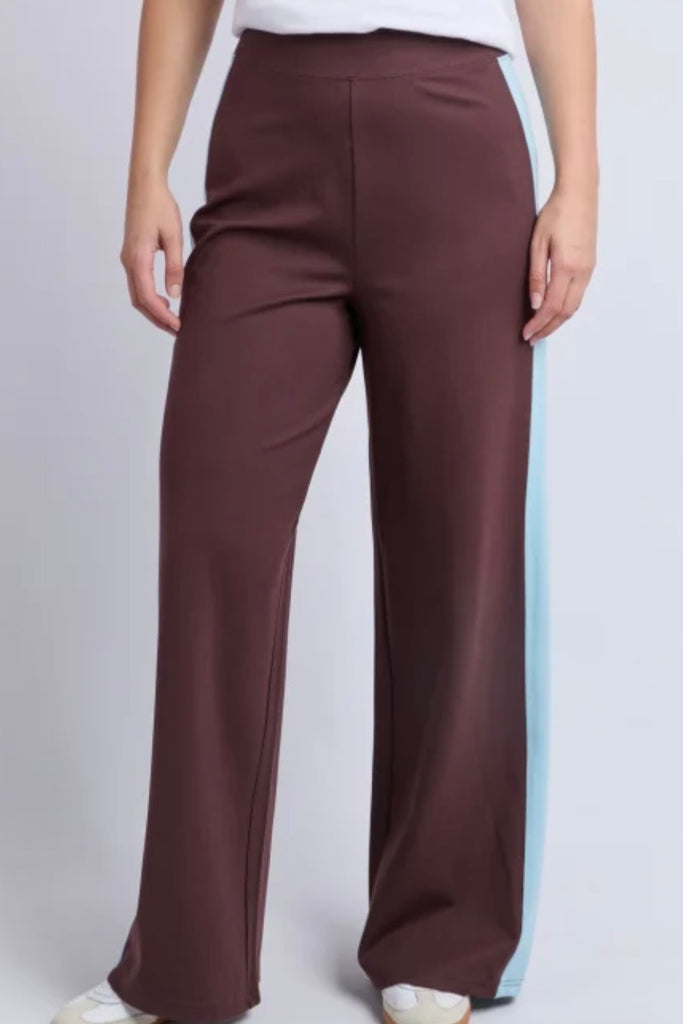 Juno pant - coffee/blue