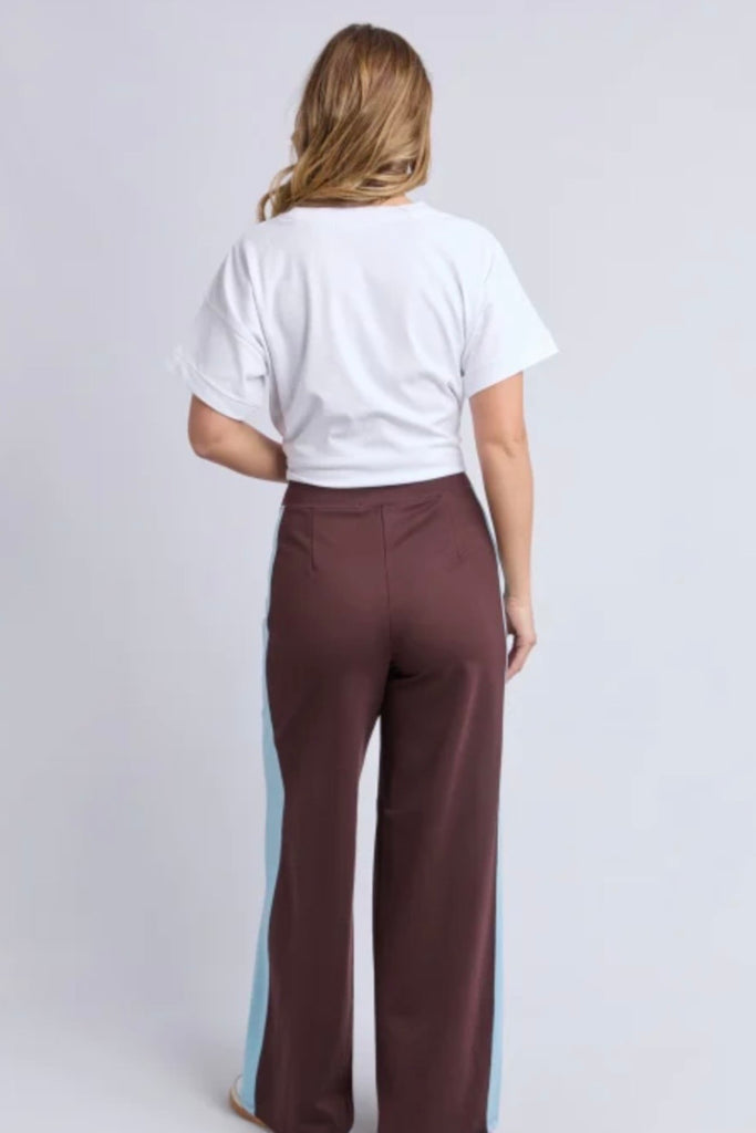 Juno pant - coffee/blue