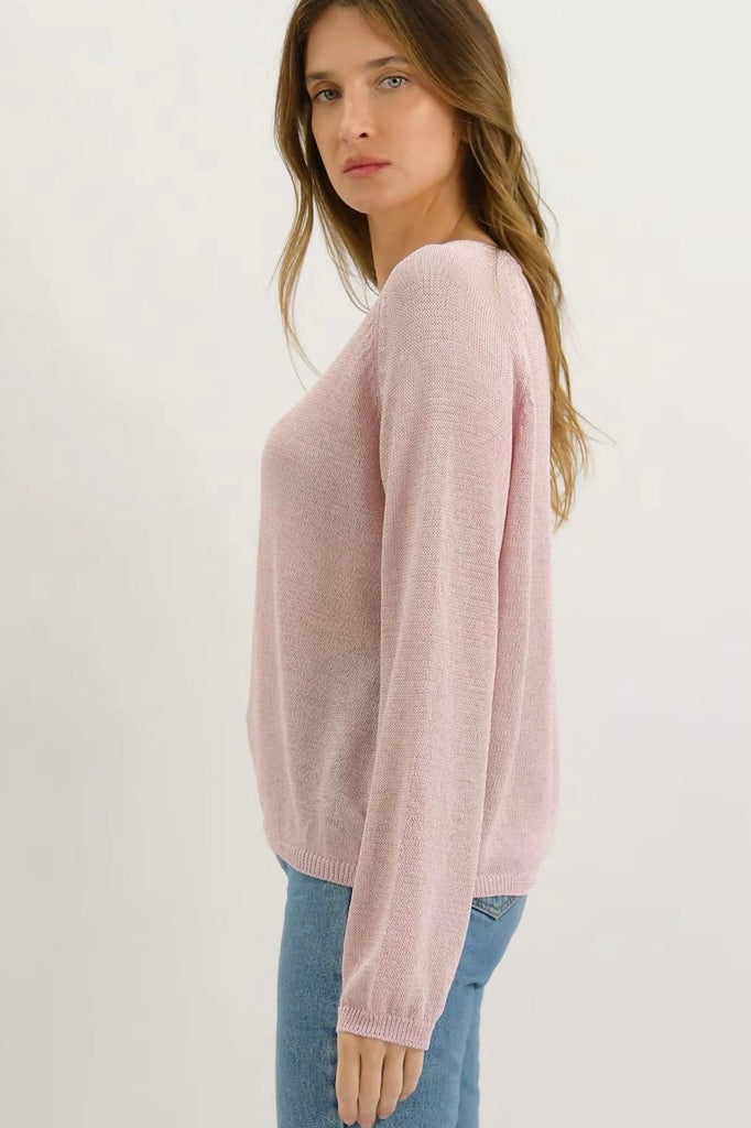 Neave knit top - pink