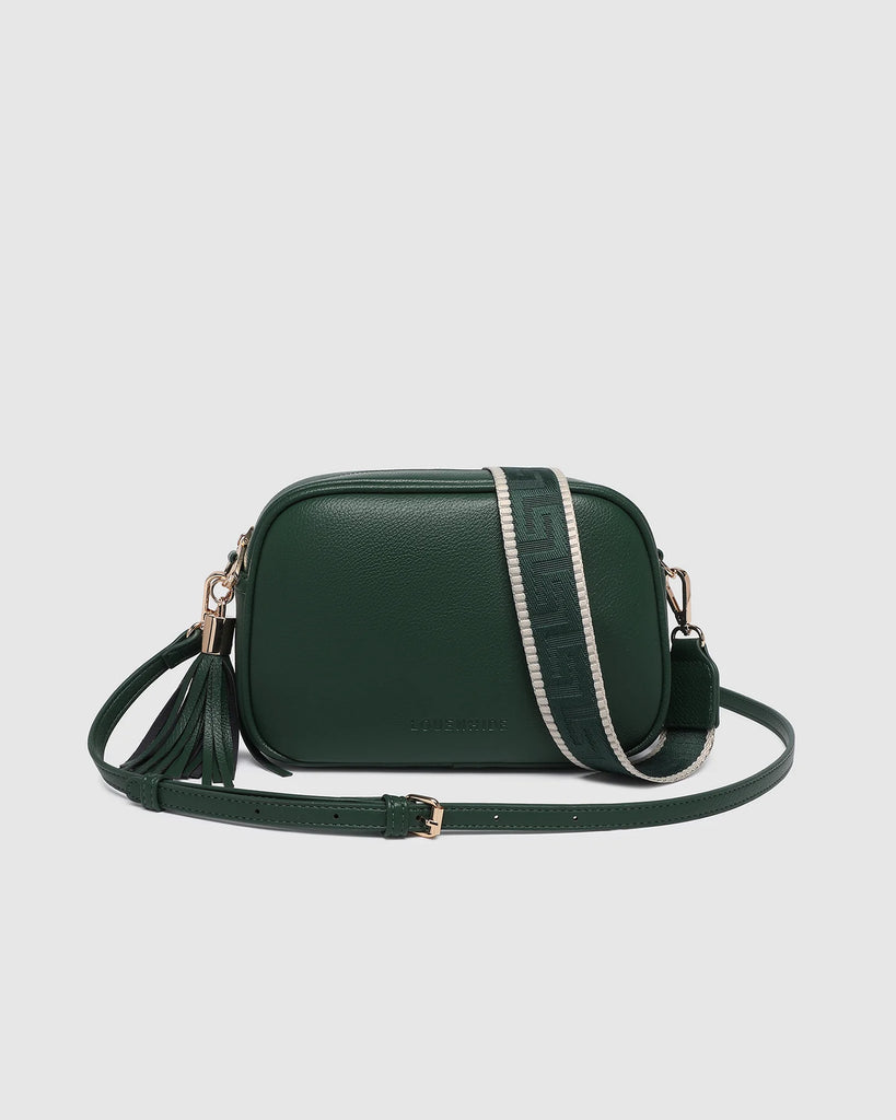 Jacinta Gia Crossbody Bag - Forest Green-Louenhide-The Louenhide Jacinta Forest Green Crossbody Bag with Gia Strap is the ultimate everyday bag for women looking for style without compromising function. Feel luxe and sporty with this soft, camera style bag over your shoulder, now in Forest Green and Black new season colours. Walk out in style with this casual crossbody bag and keep your essentials secure with its slip and zip pockets. The Jacinta Gia is a staple in the Louenhide world, loved by women of all