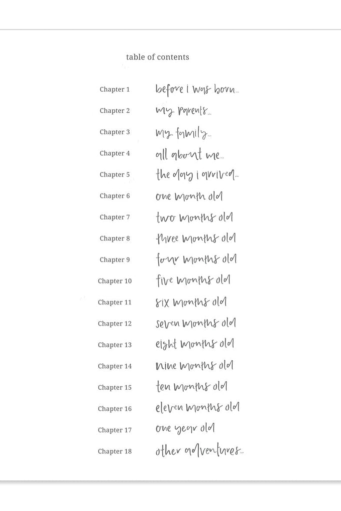 Little dreamer baby journal - sage-Pash + Evolve-A keepsake to be passed down to your little dreamer.A memento to imprint those moments easily forgotten in the fog of early parenthood.A journal of the milestones and memories, the hilarious and heart-warming.A time capsule of your little one’s history, heritage and home. Designed in collaboration with Gemma Peanut. FEATURES: Eighteen tabbed chapters, documenting pregnancy, parent profiles, family, birth and each month for the first twelve months of a little