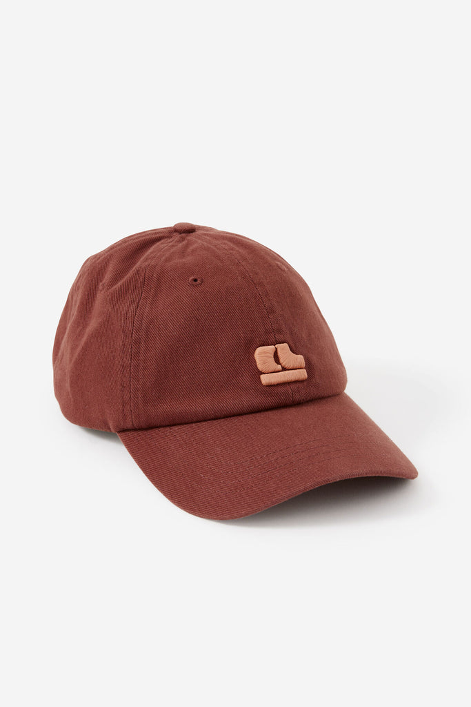 Pip Everyday Cap - burnt toffee/pink clay-Ceres Life-Made with 50% pre-consumer recycled cotton Classic 6 panel style Adjustable back strap -Antique Silver metal fastening-Pash + Evolve