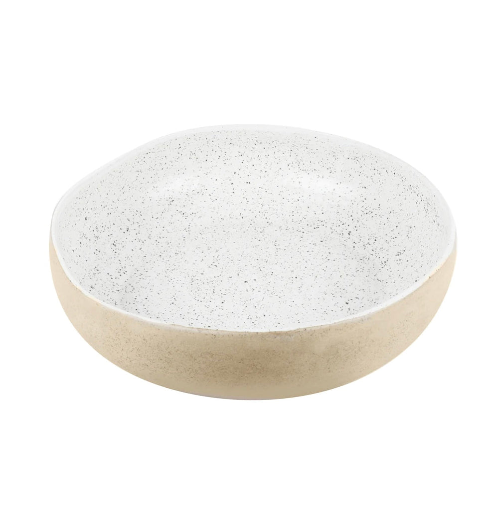 Serving bowl 27cm - garden to table-Robert gordon-The love of the backyard lifestyle and all things homegrown has inspired our Garden To Table collection. The natural clay body with flecks of iron add charm, with subtle variations all part of the handcrafted process. May each piece inspire you to grow and enjoy your garden, however big or small. A NOTE FOR OUR CUSTOMERS: Garden To Table is a hand crafted range, using a high fired stoneware with iron flecks. At times, the iron flecks may appear to bleed in t