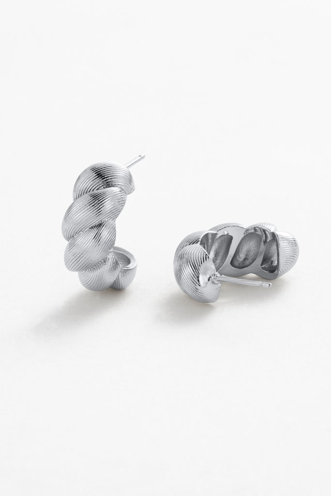 Olivia hoop - silver