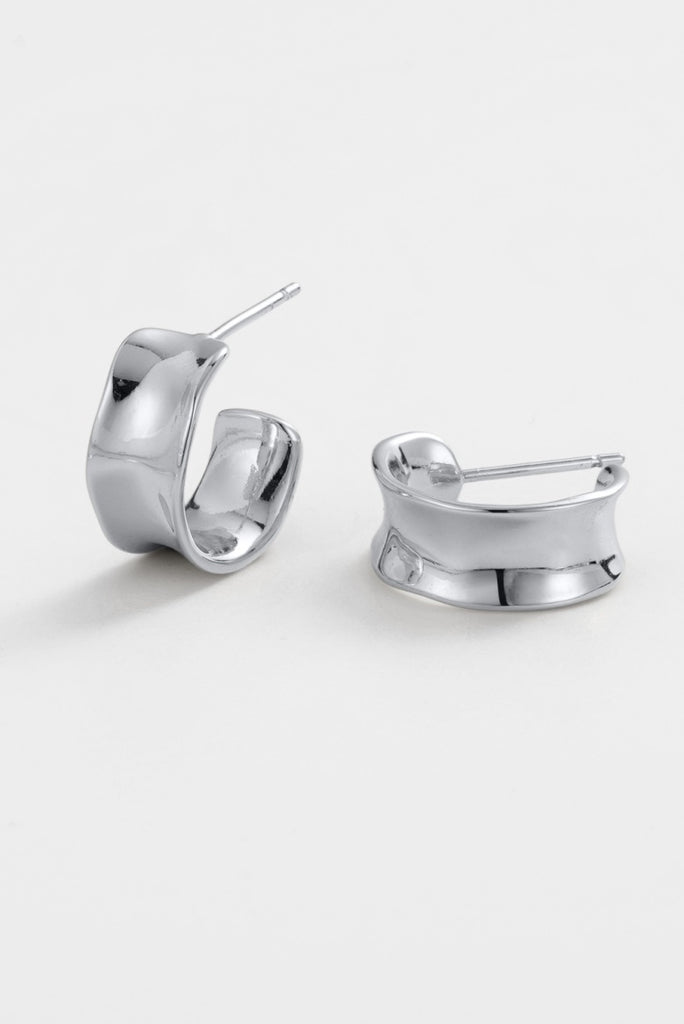 Nina hoop - silver