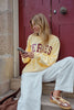 Isla Oversized Slouchy Crew - Butter Burgundy