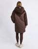 Annabella Longline Anorak - Coffee Bean