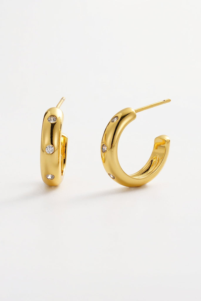 Talia hoop - gold