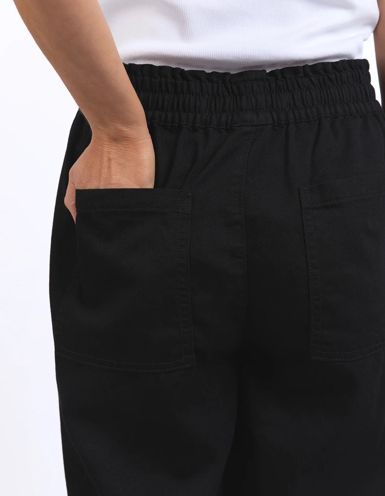 Greta Wide Leg Pant - Black