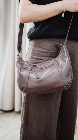 Esme bag - Olive Green Pebble