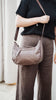 Ada bag - Chocolate Pebble-Baleka Leather-Effortlessly modern and beautifully practical, the Ada bag is designed for those who appreciate relaxed style with thoughtful functionality. Its soft, contemporary silhouette offers an easy elegance that transitions seamlessly from day to night. The spacious interior is fully lined and includes both an internal zip pocket and slip pocket to keep your essentials organised. A back zip pocket provides quick access to items on the go, while the adjustable strap allows y