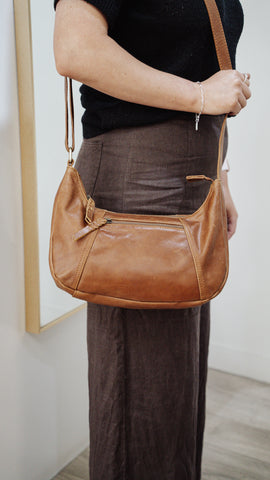Esme bag - Olive Green Pebble