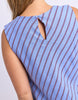 Alba dress - cornflower blue-Foxwood-Nothing says easy dressing quite like the Alba Dress. Featuring a relaxed silhouette, flattering V neckline and a keyhole button closure, it's made for coffee runs, coastal walks and afternoons spent outdoors. Vee neckline Vertical printed stripe Side pockets 55% Linen, 45% Viscose Our model is 176cm and wears Size 10-Pash + Evolve