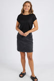 Alma Metallic knit - black-Foxwood-The perfect dressy but casual top for your seasonal wardrobe. With a touch of metallic shine, this lovely lightweight knit looks as good paired with your favourite denim as it does a top and dressy skirt. Round Neck Curved Hem Metallic Knit Viscose Lurex Our Model is 176cm tall and wears a size 8-10-Pash + Evolve