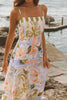 Alora maxi dress - floral-Pash + Evolve-*Shoestring strap *Maxi length *Elasticated back *Floral print all over-Pash + Evolve