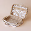 Amalfi cosmetic bag-Fox & Fallow-The bag of your dreams is here! With so many bonus features, you’ll be wondering where they’ve been all your life. The miracle pop out bag everyone’s been talking about. The ingenious removable clear bag is the true MVP here: it pops out of the main bag and it’s perfect for all your makeup & skincare essentials so you can find them easily through the clear plastic sides. Take it out and use it for your daily makeup & skincare routine or separately at airport security so you