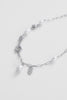 Amara necklace - silver-Zarla-A refined chain necklace detailed with soft pearls and textured accents. Light-catching and layered, it brings a cool, luminous feel with a subtle coastal edge. Feminine, elevated, and designed for everyday wear. *Rhodium Plated Solid Brass Base *Water proof: Can be worn in the ocean or pool-Pash + Evolve