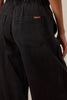 Andie wide leg drawstring pant - washed black-Ceres Life-Made from mid weight twill with soft hand feel Elastic waist with drawstring Wide leg shape with deep hem Patch pockets at back 61% Cotton, 39% Lyocell.-Pash + Evolve