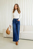 Arlo jean - dark blue-Pash + Evolve-*Super comfy & stretchy *Front pocket *Straight leg *Dark blue denim-Pash + Evolve