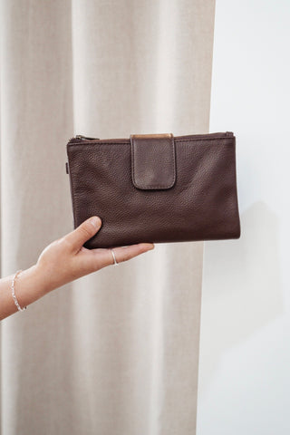 Esme bag - Olive Green Pebble