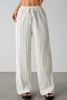 Ayla pant - cream pinstripe-Pash + Evolve-*Elasticated waist *Drawstring *Pinstripe *Cream *95% Polyester, 5% Elastane-Pash + Evolve