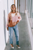 Azali knit - tan/blush-Pash + Evolve-*Round neck *Long sleeves *Colour block *Tan/Blush/White *65% Acrylic, 35% Wool-Pash + Evolve