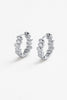 Bailey huggie - silver-Zafino-The Bailey Huggie is a sleek, plain metal hoop designed for effortless everyday wear. With its minimalist style and comfortable fit, it’s the perfect go-to piece for stacking or wearing on its own for a clean, polished look *Silver Plated Solid Brass Base *Splash Proof: Splashes or occasional water contact *4mm (w) x 12mm (L)-Pash + Evolve