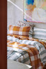 Biscuit full ruffle pillowcase set - standard-SOCIETY OF WANDERERS-100% French Flax Linen Pillowcase set with full ruffle. Standard Pillowcase, 48 x 73cm with hidden envelope closure and full ruffle edge. Ruffle colours may vary. Pre-washed and easy to care for, it will retain the original quality. No ironing is required, just a simple cold machine wash and medium tumble dry. Over time the linen will become softer and more beautiful. To ensure the longevity of your print, we recommend washing in cold water.