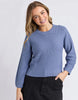 Blaire Long sleeve knit - country blue-Foxwood-*100% Cotton-Pash + Evolve