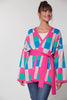 Boden Cardigan - Azalea-HAVEN-The artful design of the Boden Cardigan is truly statement worthy. This retro-inspired gem features a woven check pattern that will bring vibrancy and fun to winter dressing. Its open design, whether worn loose or secured with the self-fabric belt, exudes versatility. Pair it with a fitted midi dress, ankle boots and simple accessories for an effortless brunch look. Open style Drop Shoulder Long sleeves Self-fabric belt Woven check design Loose fit 100% Cotton XS/S, S/M, M/L, L