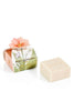 Body Cleansing Bar Gift Box - Peach Flower - White Florals & French Pear-Huxter-A beautifully presented body cleansing bar, thoughtfully boxed and ready to gift. This triple-milled 150g bar is crafted to gently cleanse while leaving skin feeling soft, smooth, and refreshed, bringing a touch of everyday luxury to the bath or shower. Enriched with nourishing shea butter and jojoba oil, it creates a creamy, skin-friendly lather that cleanses without drying. Lightly fragranced with elegant white florals and cr