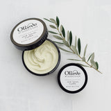 Body butter 100ml - Wild lemon myrtle-Olieve + Olie-A thoroughly decadent rich and creamy blend of organic butters waxes and oils. Ideal for those who suffer from dry sensitive skin conditions who need a serious cream to moisturise, nourish and protect. The ingredients we use are skin superfoods to boost healthier skin and healthier living; they offer UV protection, anti-aging properties, soothes discomfort and itching and high in antioxidants. This versatile product can be used from head to toe and is the 
