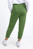 Brunch Pant - Cedar Green-Elm-Made from 100% Cotton slub jersey, Elm's best selling Brunch Pant provides a relaxed and roomy fit, a comfy fit elastic waistband and adjustable tie. These cropped length pants feature a large cuff detail and will be your everyday go to! Best selling style Relaxed cropped length Elastic waistband Adjustable tie Model is wearing a size 10-Pash + Evolve