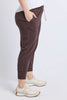 Brunch Pant - Coffee-Elm-Made from 100% cotton slub jersey, Elm’s best-selling Brunch Pant provides a relaxed roomy fit that is versatility plus! With a comfy fit elastic waistband paired with an adjustable tie, these cropped length pants feature large cuff detail and will be your go-to straight out of the box! Best Selling Style Cropped Length Elastic Waistband with adjustable Tie 100% Cotton Slub Jersey Our model is wearing a size 16-Pash + Evolve