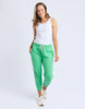 Brunch Pant - Spring Green-Elm-Made from 100% cotton slub jersey, Elm’s best-selling Brunch pant provides a relaxed roomy fit that is versatility plus! With a comfy fit elastic waistband paired with an adjustable tie, these cropped length pants feature large cuff detail and will be your go-to straight out of the box! Best selling style Relaxed cropped length fit Elastic waistband with adjustable tie 100% Cotton slub jersey Model is wearing a size 10-Pash + Evolve