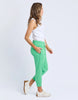Brunch Pant - Spring Green-Elm-Made from 100% cotton slub jersey, Elm’s best-selling Brunch pant provides a relaxed roomy fit that is versatility plus! With a comfy fit elastic waistband paired with an adjustable tie, these cropped length pants feature large cuff detail and will be your go-to straight out of the box! Best selling style Relaxed cropped length fit Elastic waistband with adjustable tie 100% Cotton slub jersey Model is wearing a size 10-Pash + Evolve