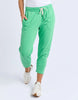 Brunch Pant - Spring Green-Elm-Made from 100% cotton slub jersey, Elm’s best-selling Brunch pant provides a relaxed roomy fit that is versatility plus! With a comfy fit elastic waistband paired with an adjustable tie, these cropped length pants feature large cuff detail and will be your go-to straight out of the box! Best selling style Relaxed cropped length fit Elastic waistband with adjustable tie 100% Cotton slub jersey Model is wearing a size 10-Pash + Evolve