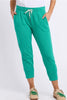 Brunch pant - virdis green-Elm-Made from 100% cotton slub jersey, Elm’s best-selling Brunch Pant provides a relaxed roomy fit that is versatility plus! With a comfy fit elastic waistband paired with an adjustable tie, these cropped length pants feature large cuff detail and will be your go-to straight out of the box! Best Selling Style Cropped Length Elastic Waistband with adjustable Tie 100% Cotton Slub Jersey Our model is wearing a size 10-Pash + Evolve
