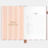 Burgundy Stripe - 2026 A5 Vertical Planner-Fox & Fallow-Our best-selling A5 planners are back with a brand new vertical layout and a new planning system designed to simplify your life.At Fox & Fallow we're all about making planning simple. Your planner should de-stress and simplify your life, not make it more rigid or complicated. That's why we've designed a planning system to make things more simple and organised.Say hello to the fresh new cover art and new colourful divider pages for each month so you can