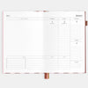 Burgundy Stripe - 2026 A5 Vertical Planner-Fox & Fallow-Our best-selling A5 planners are back with a brand new vertical layout and a new planning system designed to simplify your life.At Fox & Fallow we're all about making planning simple. Your planner should de-stress and simplify your life, not make it more rigid or complicated. That's why we've designed a planning system to make things more simple and organised.Say hello to the fresh new cover art and new colourful divider pages for each month so you can